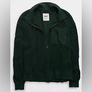 Aerie Softest Quarter Zip Sweatshirt